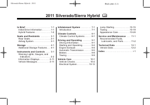 Handleiding Chevrolet Silverado (2011)
