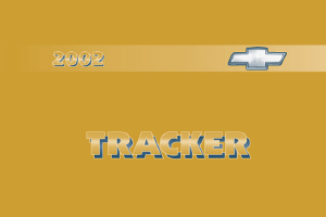 Handleiding Chevrolet Tracker (2002)