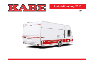 Brugsanvisning Kabe Royal 720 E-TDL (2013) Campingvogn