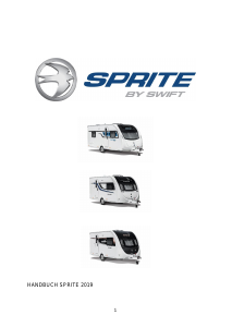 Bedienungsanleitung Sprite Mondial SE (2019) Caravan
