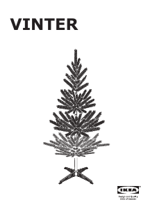 Manual IKEA VINTER 2021 (504.983.99) Árvore de Natal