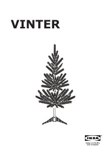 Manual IKEA VINTER 2021 (904.981.61) Christmas Tree