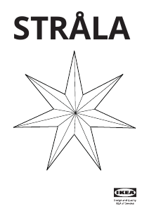 Bruksanvisning IKEA STRALA (205.028.83) Juldekoration