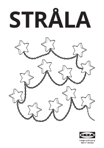 Bruksanvisning IKEA STRALA (305.030.85) Juldekoration