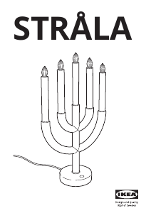 Bruksanvisning IKEA STRALA (705.028.14) Juldekoration