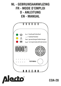 Handleiding Alecto COA-28 Koolmonoxidemelder