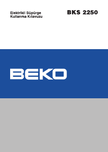 Kullanım kılavuzu BEKO BKS 2250 Elektrikli süpürge