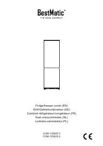 Handleiding BestMatic COM-125625.6 Koel-vries combinatie