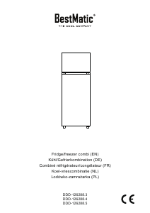 Instrukcja BestMatic DDD-126288.3 Lodówko-zamrażarka