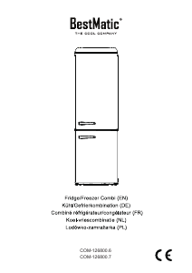 Bedienungsanleitung BestMatic COM-126800.7 Kühl-gefrierkombination