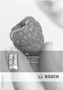 Instrukcja Bosch KIR38A55GB Lodówka