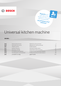 Руководство Bosch MUM9A32S00 Стационарный миксер