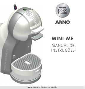 Manual Arno PJ120154 Nescafe Dolce Gusto Mini Me Máquina de café