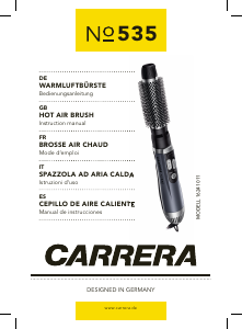 Mode d’emploi Carrera CRR-535 Fer à boucler