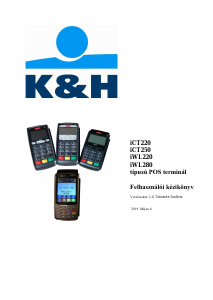 Használati útmutató Ingenico iCT250 (K&H) Fizetési eszköz