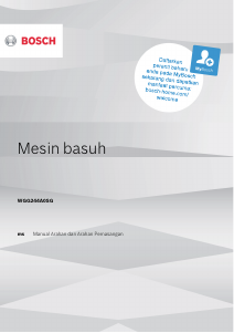 Panduan Bosch WGG244A0SG Mesin Cuci