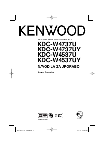 Priročnik Kenwood KDC-W4737UY Avto radio