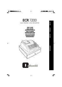 Manual Olivetti ECR 7200 Cash Register