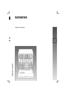 Mode d’emploi Siemens SE53231 Lave-vaisselle
