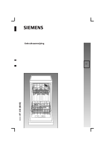 Handleiding Siemens SF64A661CH Vaatwasser