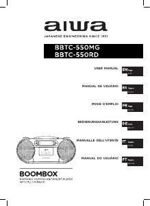 Handleiding Aiwa BBTC-550RD Stereoset