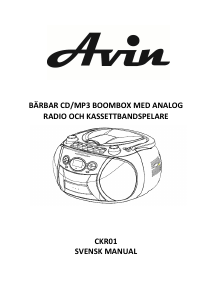 Bruksanvisning Avin CKR01 Stereoanläggning