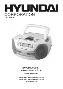 Manuál Hyundai TRC 566 A Stereo souprava