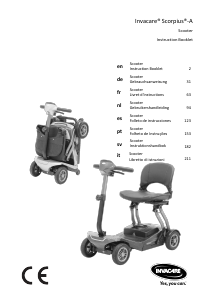 Manual Invacare Scorpius A Mobility Scooter