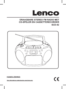 Handleiding Lenco SCD-42 Stereoset