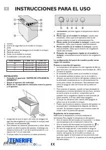 Manual de uso Tegran TG 200 Congelador