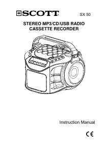 Handleiding Scott SX 50 Stereoset