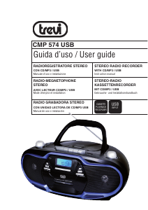Handleiding Trevi CMP 574 USB Stereoset