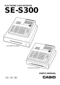 Manual Casio SE-S300 Cash Register