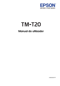 Manual Epson TM-T20 Impressor de etiquetas