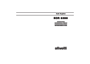 Mode d’emploi Olivetti ECR 5200 Caisse