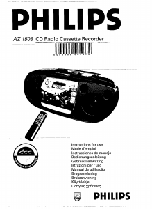 Handleiding Philips AZ1508 Stereoset