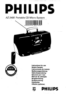 Mode d’emploi Philips AZ2405 Stéréo