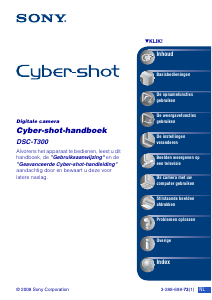 Handleiding Sony Cyber-shot DSC-T300 Digitale camera