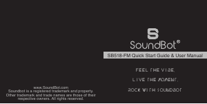 Handleiding SoundBot SB518FM Luidspreker
