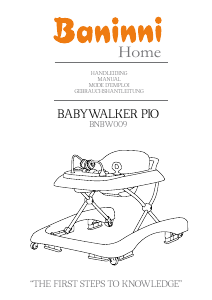 Manual Baninni BNBW009 Pio Baby Walker
