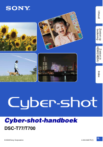 Handleiding Sony Cyber-shot DSC-T700 Digitale camera