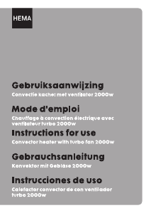 Bedienungsanleitung Hema 80.07.0028 Heizgerät