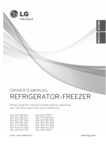 Manual LG GA-M379PQA Fridge-Freezer