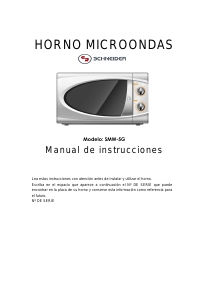 Manual de uso Schneider SMW 5G Microondas