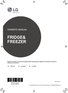 Manual LG GC-Q247CAMT Fridge-Freezer