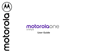 Manual Motorola One Hyper Mobile Phone
