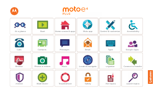 Manual Motorola Moto E4+ Mobile Phone