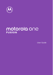Manual Motorola One Fusion Mobile Phone