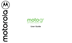 Manual Motorola Moto G7 Optimo Maxx Mobile Phone