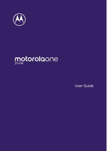 Manual Motorola One Zoom Mobile Phone